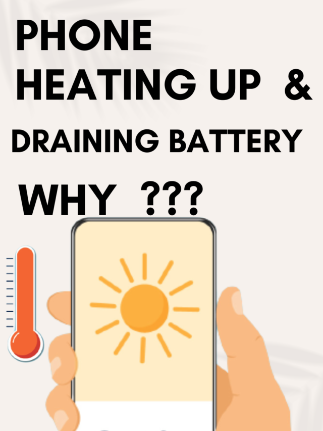 Phone heating up and draining battery
